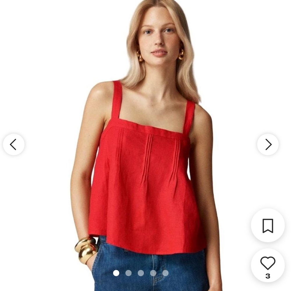Jcrew Linen Tank Top